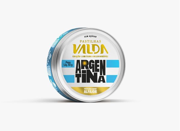 Pastilha Valda Campeões Argentina Alfajor 50g